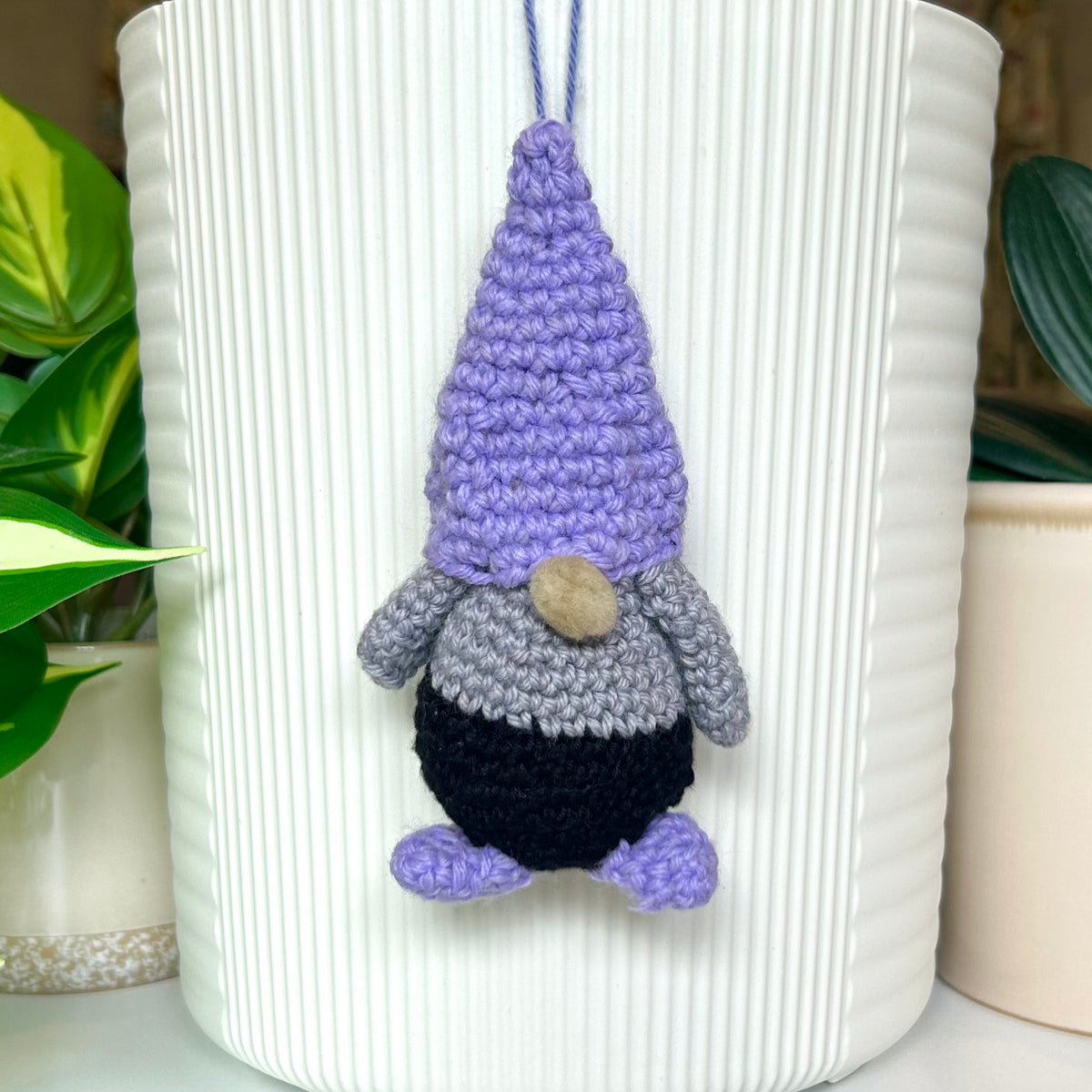 Crochet Gnome Ornament - Ukrainian