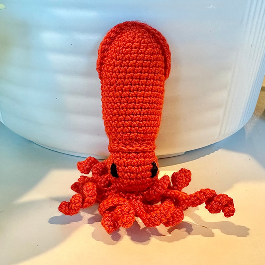 Squid Amigurumi - Crochet Plush Charm