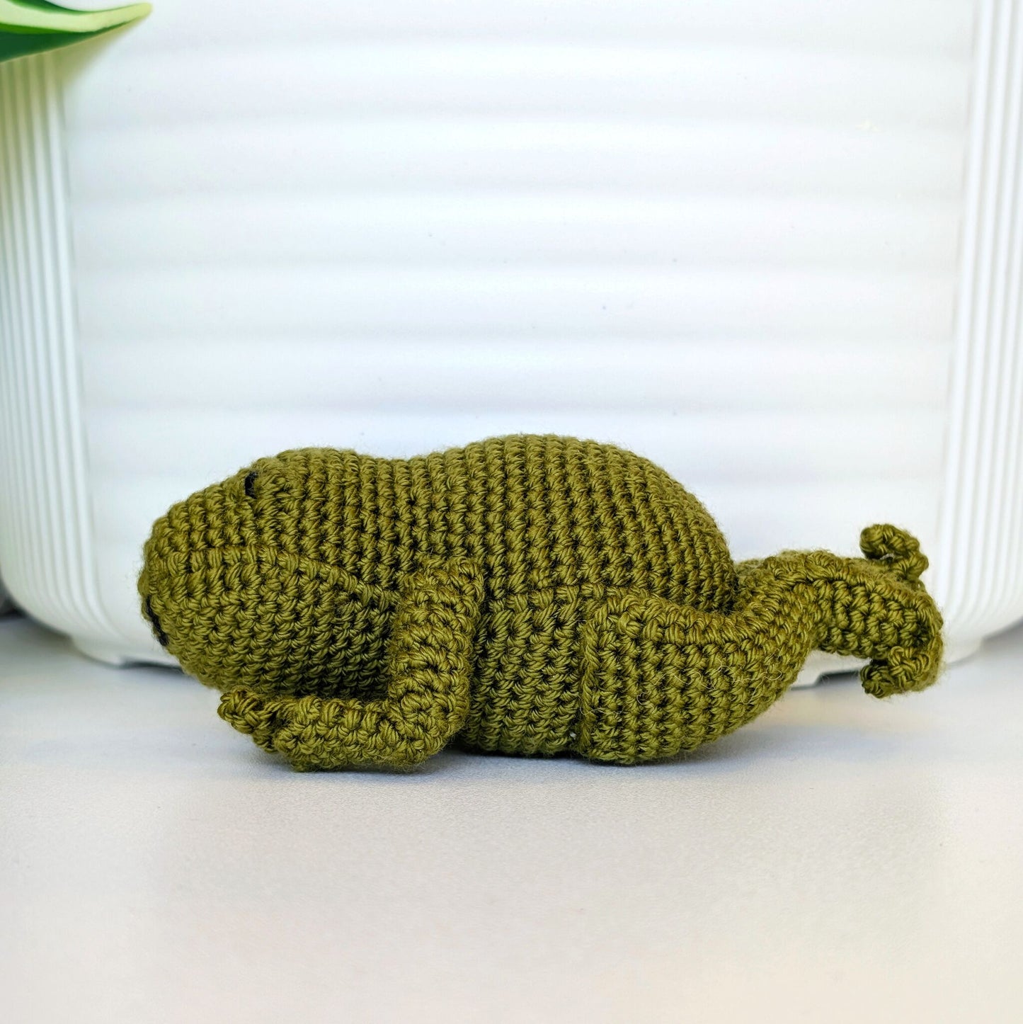 Jumping Frog Crochet Plush