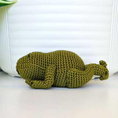 Jumping Frog Crochet Plush