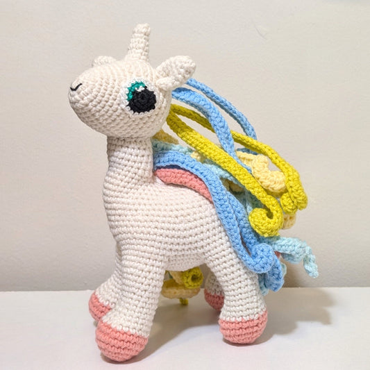 Unicorn Amigurumi - Medium - Handmade Crochet Plushie