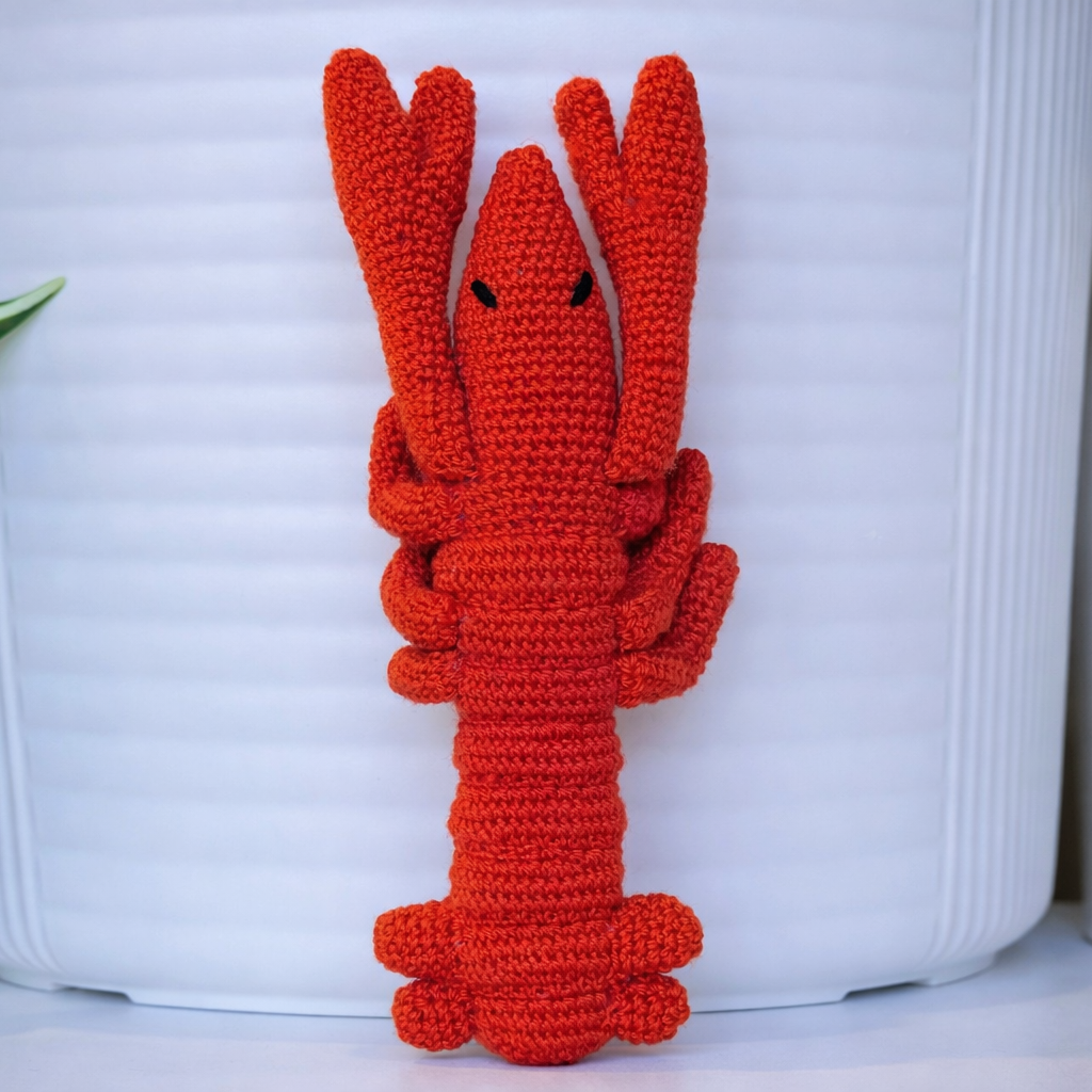 Lobster Amigurumi - Large - Handmade Crochet Plushie