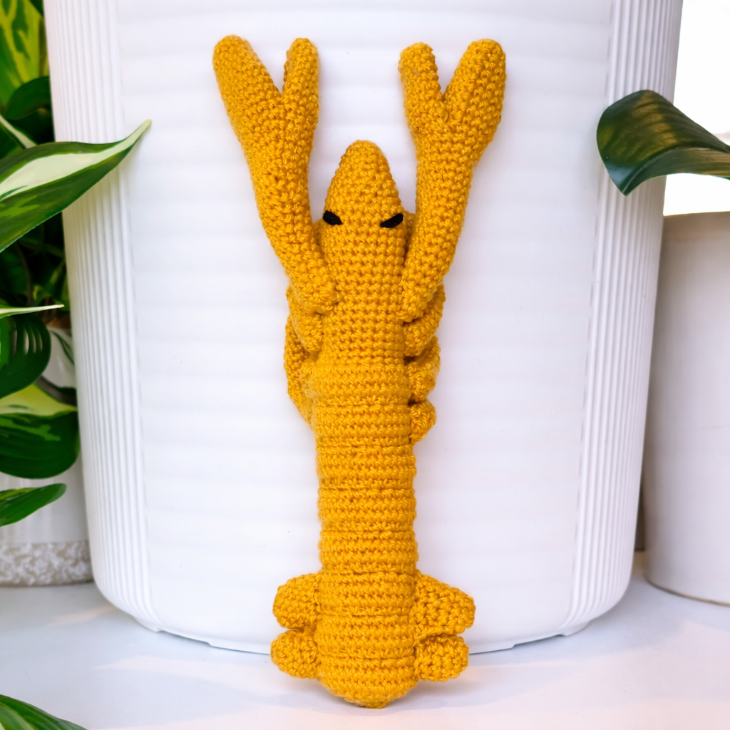 Lobster Amigurumi - Large - Handmade Crochet Plushie