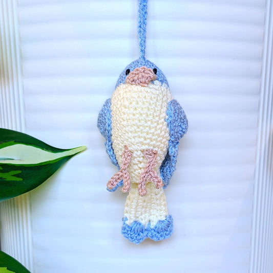 Parakeet Amigurumi - Mini - Handmade Crochet Plush Charm