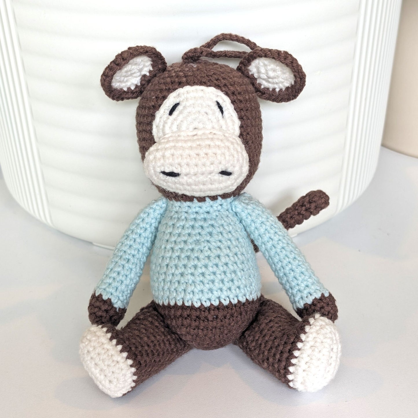 Monkey Amigurumi - Medium - Handmade Crochet Plushie