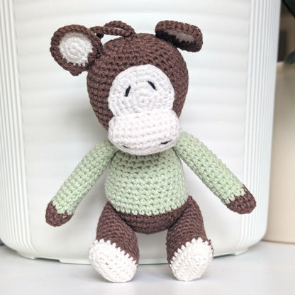 Monkey Amigurumi - Medium - Handmade Crochet Plushie