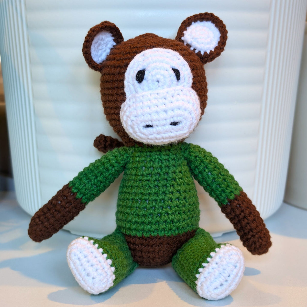 Monkey in Pajamas - Medium - Crochet Plushie