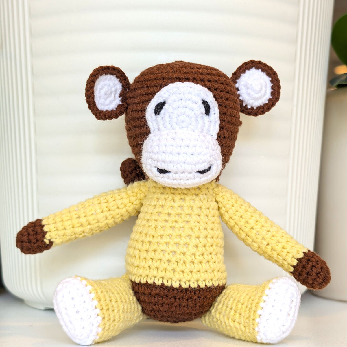 Monkey in Pajamas - Medium - Crochet Plushie