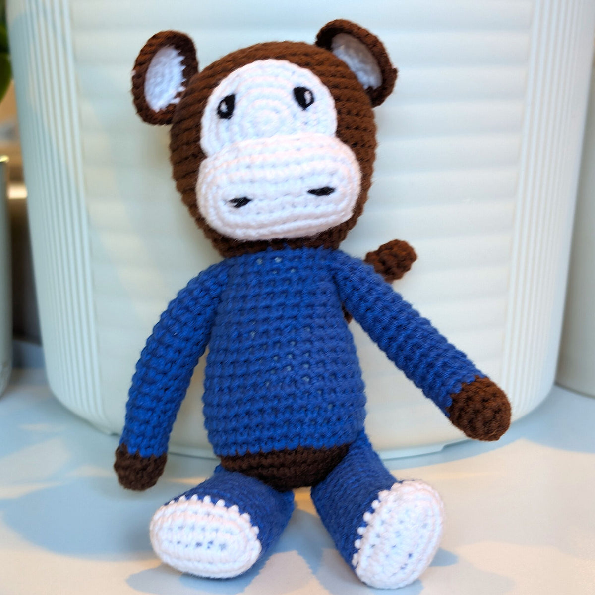 Monkey in Pajamas - Medium - Crochet Plushie