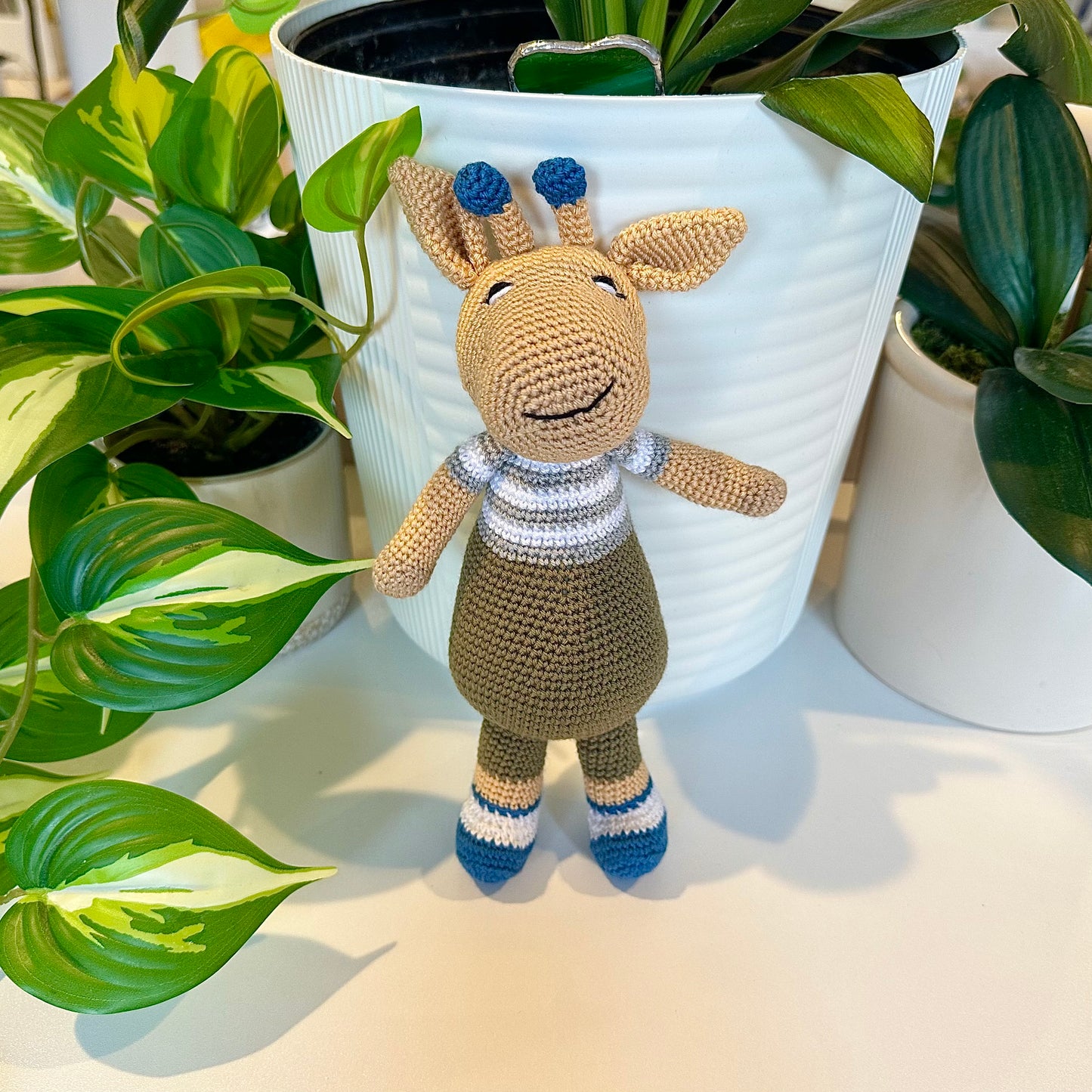 Moose Standing Amigurumi - MD-LG Handmade Crochet Plushie