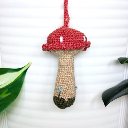 Mushroom Amigurumi - Mini - Crochet Charm, Décor