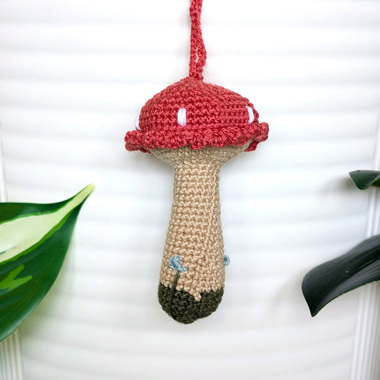 Mushroom Amigurumi - Mini - Crochet Charm, Décor