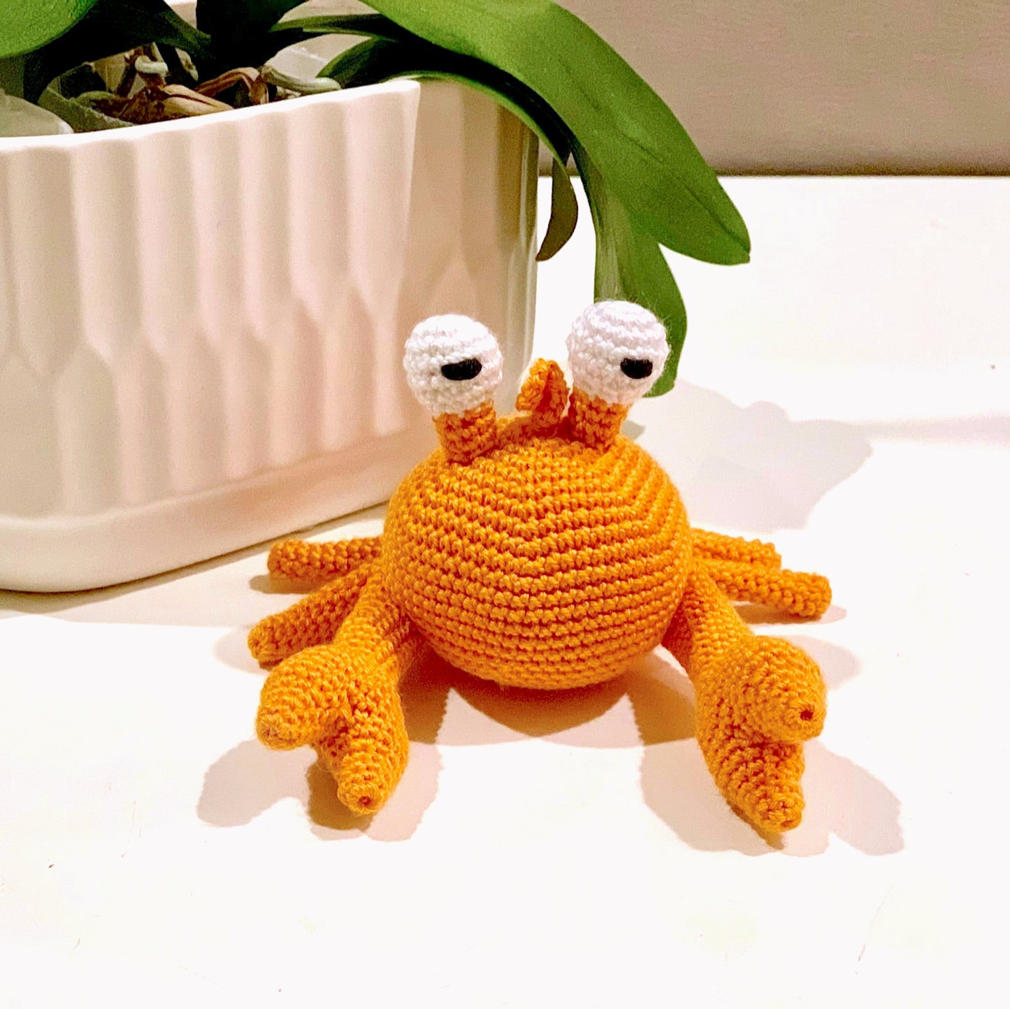 Crab Amigurumi - Handmade Crochet Plush Charm