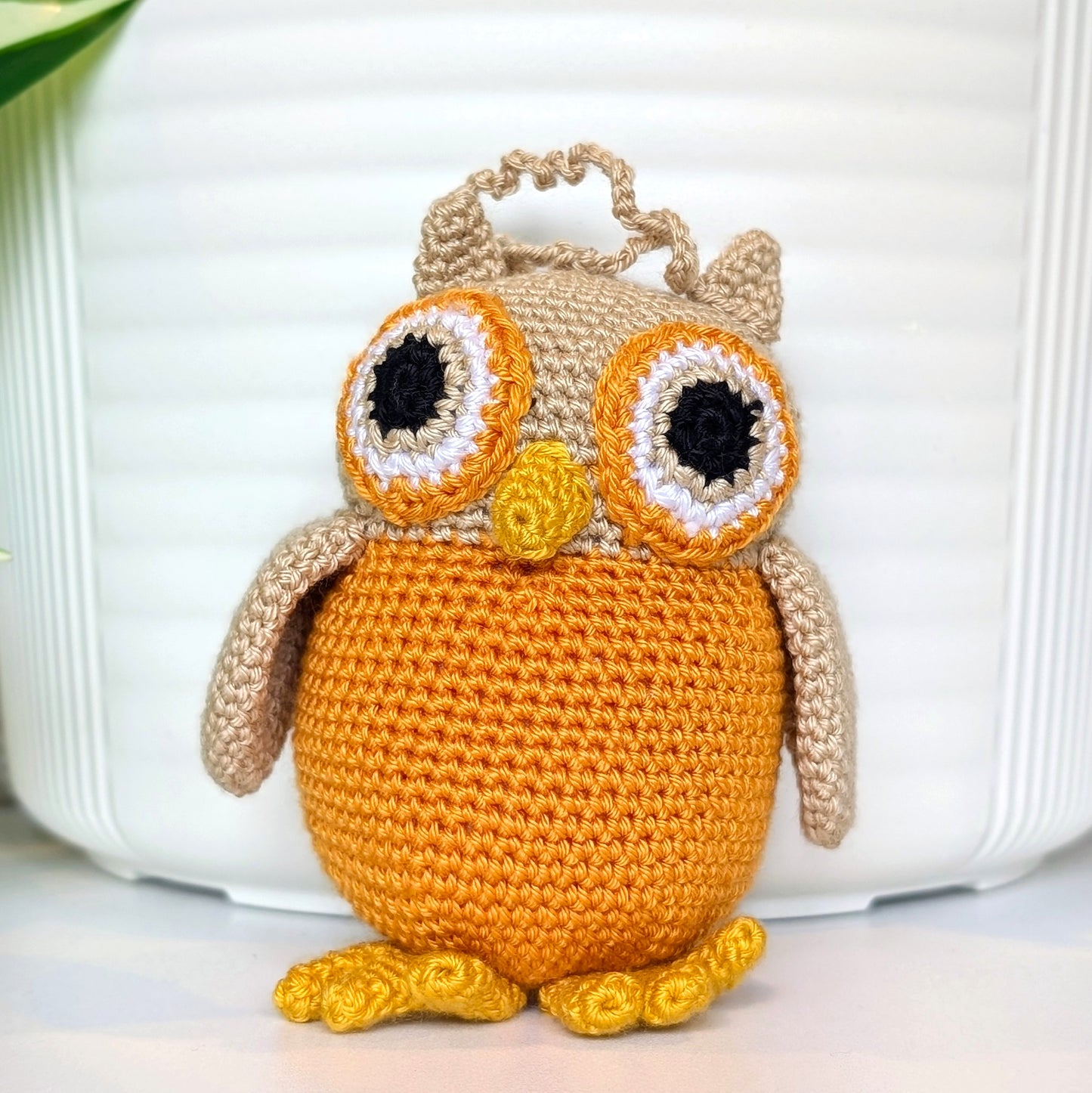 Owl Amigurumi - Small - Handmade Crochet Plush Charm