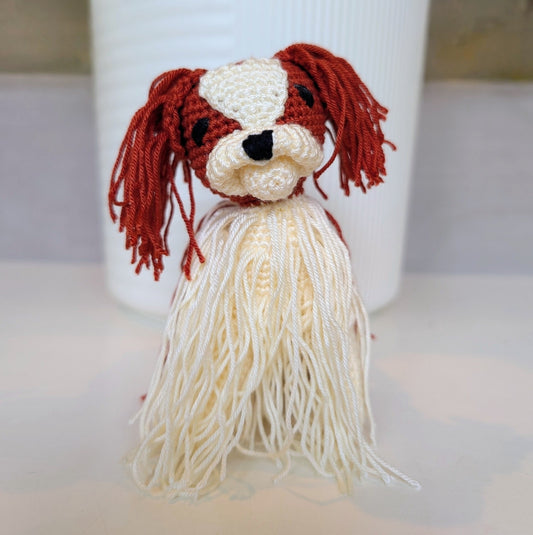 Cavalier King Charles Spaniel Dog Amigurumi - Crochet Plushie