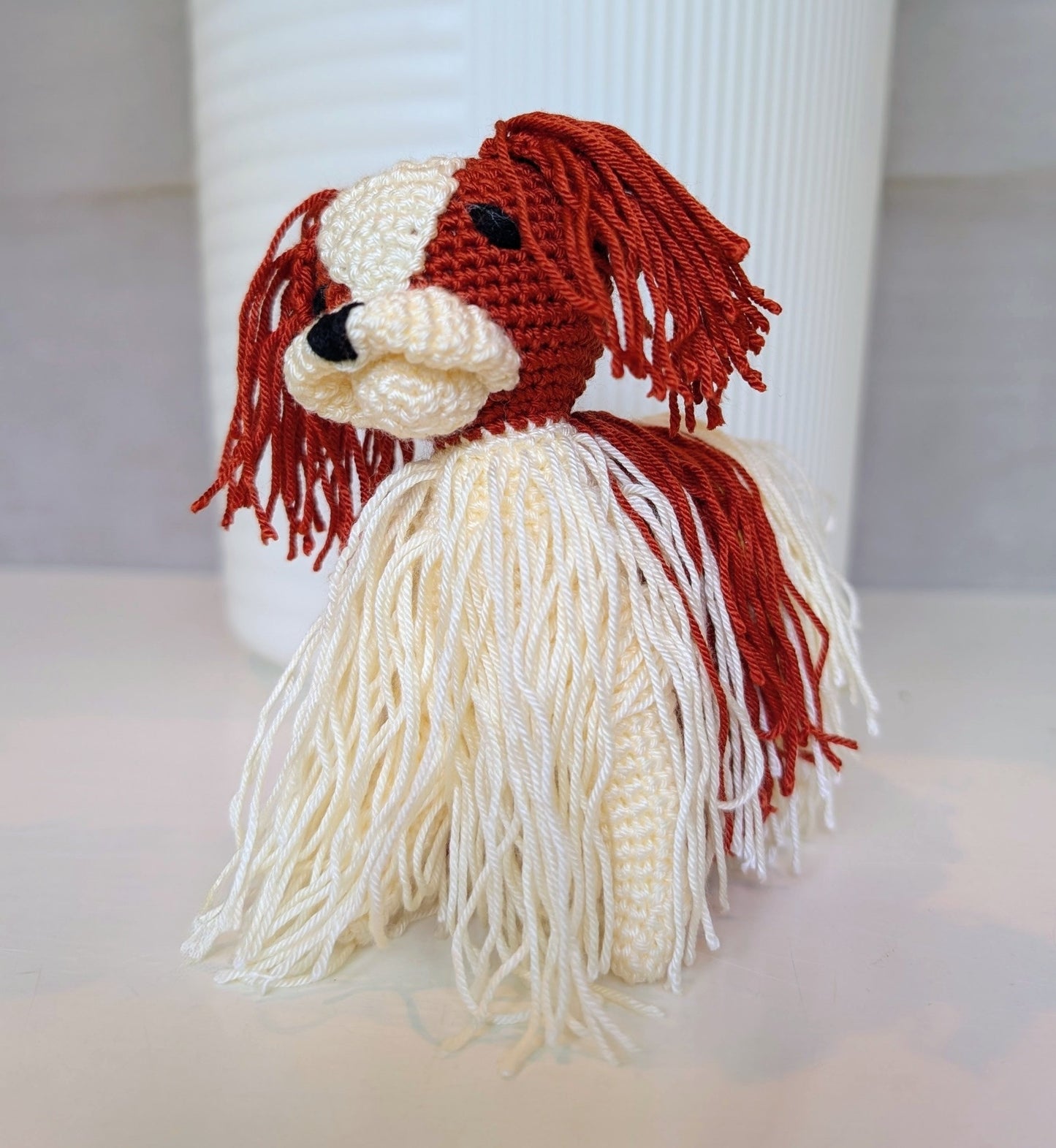 Cavalier King Charles Spaniel Dog Amigurumi - Crochet Plushie