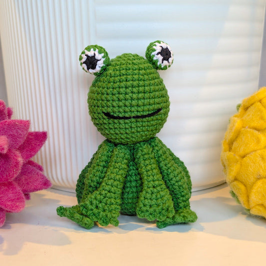 Frog Amigurumi - Small - Handmade Crochet Plushie