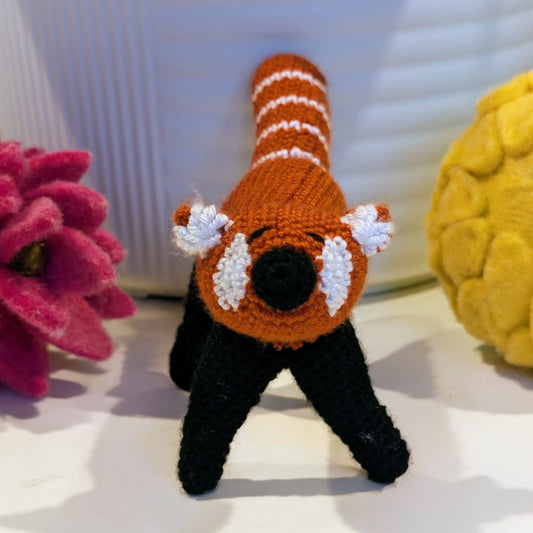 Red Panda Amigurumi - Handmade Crochet Plush Figurine