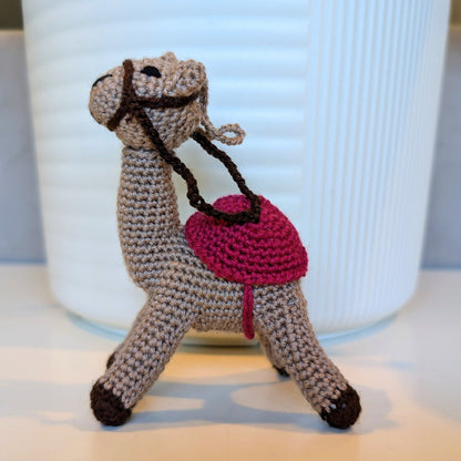 Camel Amigurumi - Small - Handmade Crochet Bag Charm