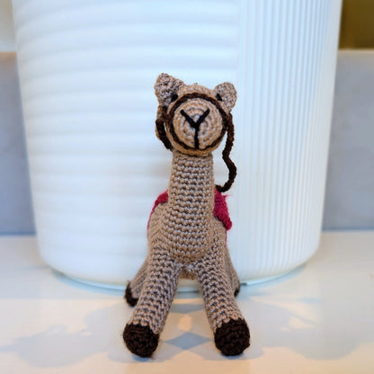 Camel Amigurumi - Small - Handmade Crochet Bag Charm