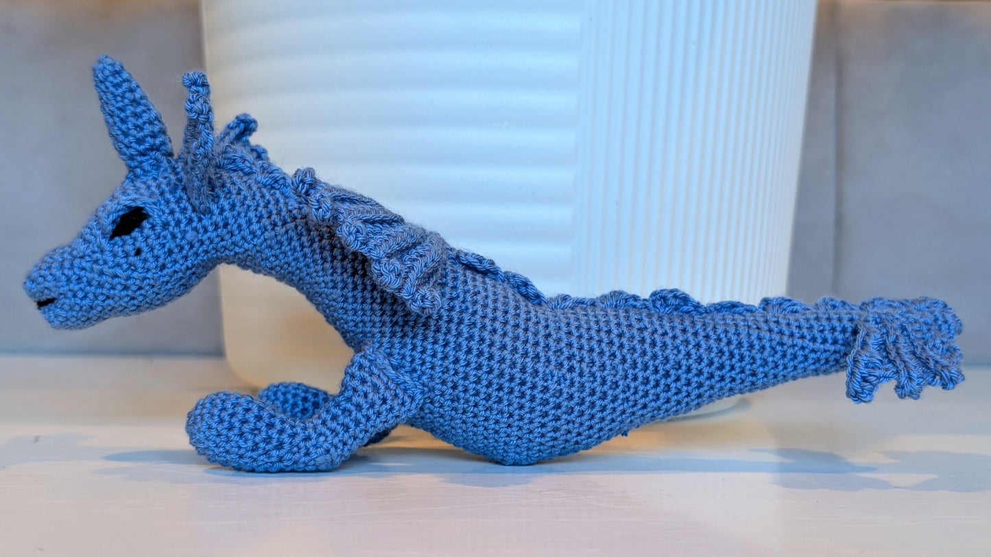 Sea Dragon Amigurumi - Handmade Crochet Plushie