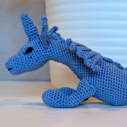 Sea Dragon Amigurumi - Handmade Crochet Plushie
