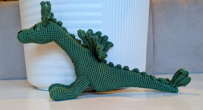 Sea Dragon Amigurumi - Handmade Crochet Plushie
