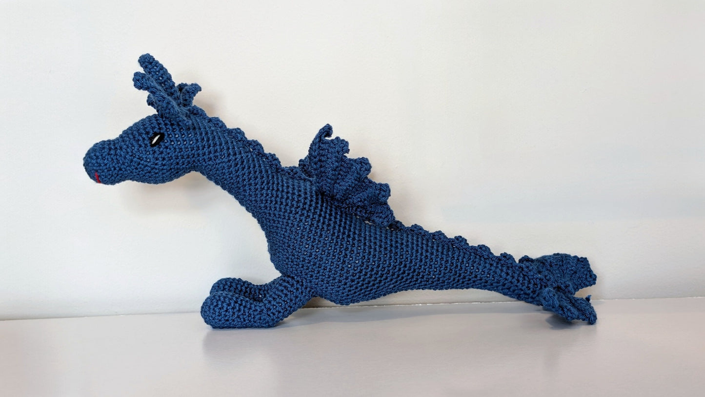 Sea Dragon Amigurumi - Handmade Crochet Plushie