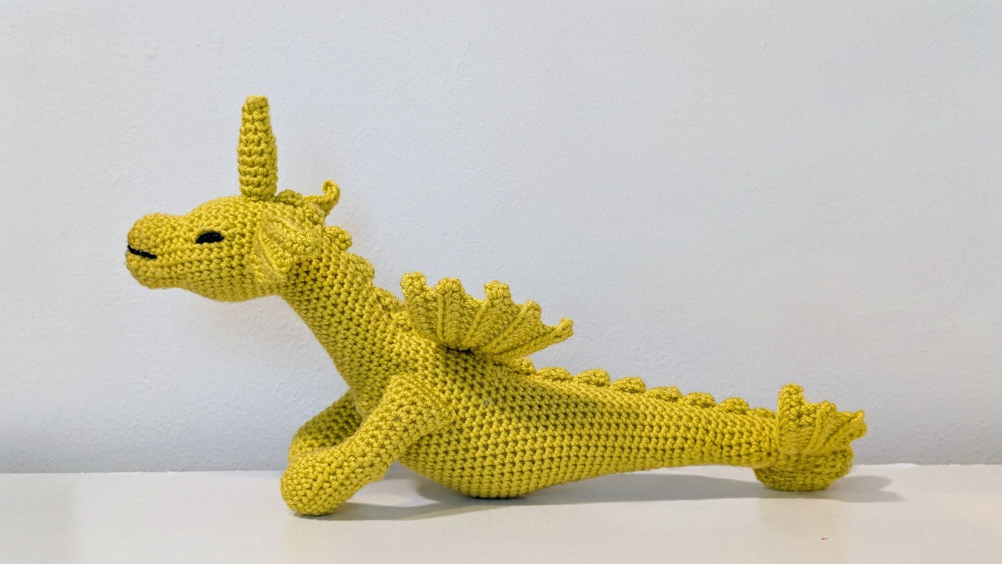 Sea Dragon Amigurumi - Handmade Crochet Plushie