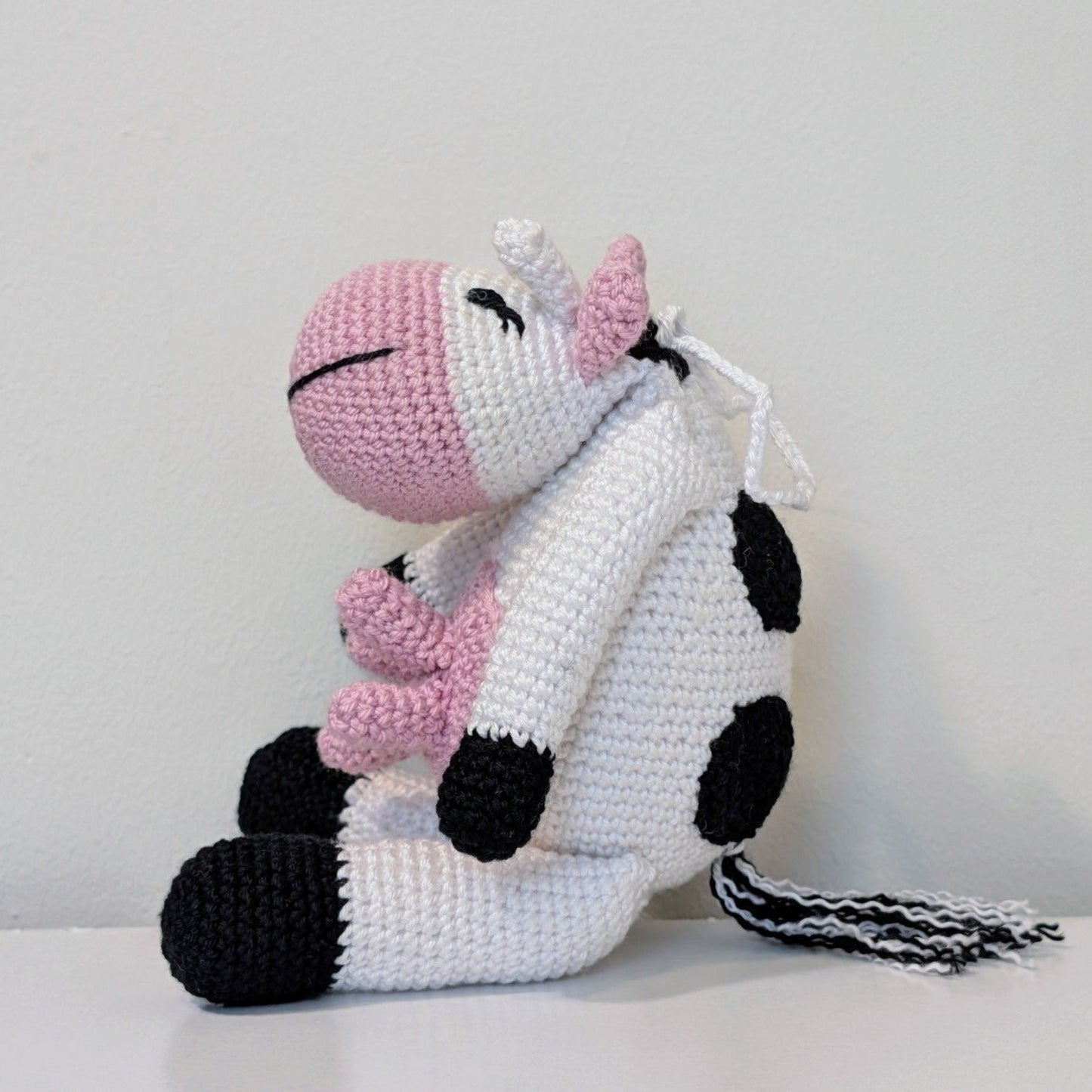 Cow (Medium) Amigurumi - Handmade Crochet Plushie