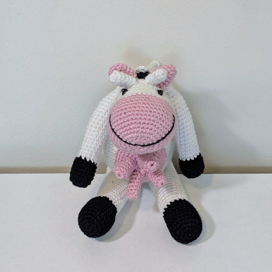 Cow (Medium) Amigurumi - Handmade Crochet Plushie
