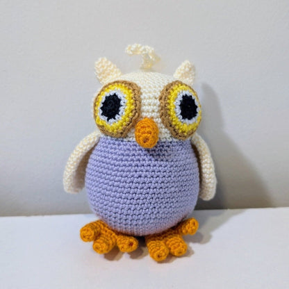 Owl Amigurumi - Small - Handmade Crochet Plush Charm