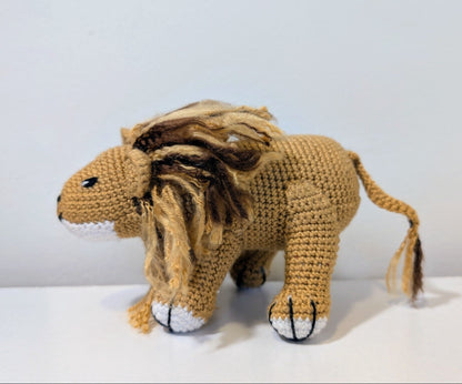 Lion Amigurumi - M - Handmade Crochet Plush Figurine