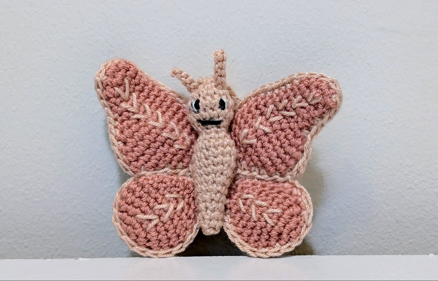 Butterfly Amigurumi - Mini - Handmade Crochet Bag Charm