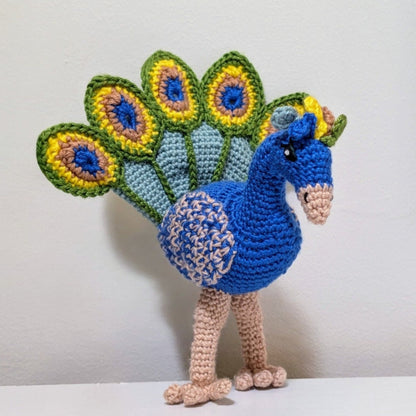 Peacock Amigurumi - Various - Handmade Crochet Plush Figurine