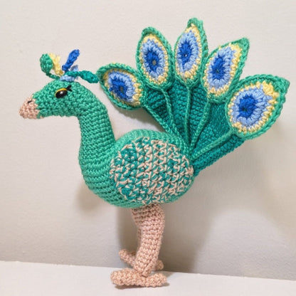 Peacock Amigurumi - Various - Handmade Crochet Plush Figurine