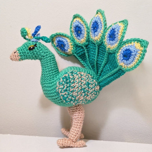 Peacock Amigurumi - Various - Handmade Crochet Plush Figurine