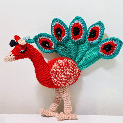 Peacock Amigurumi - Various - Handmade Crochet Plush Figurine