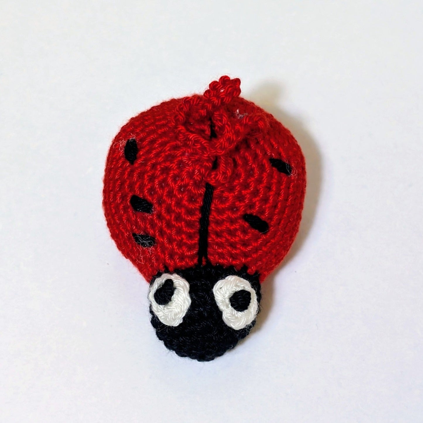 Ladybug Amigurumi - Handmade Crochet Bag Charm