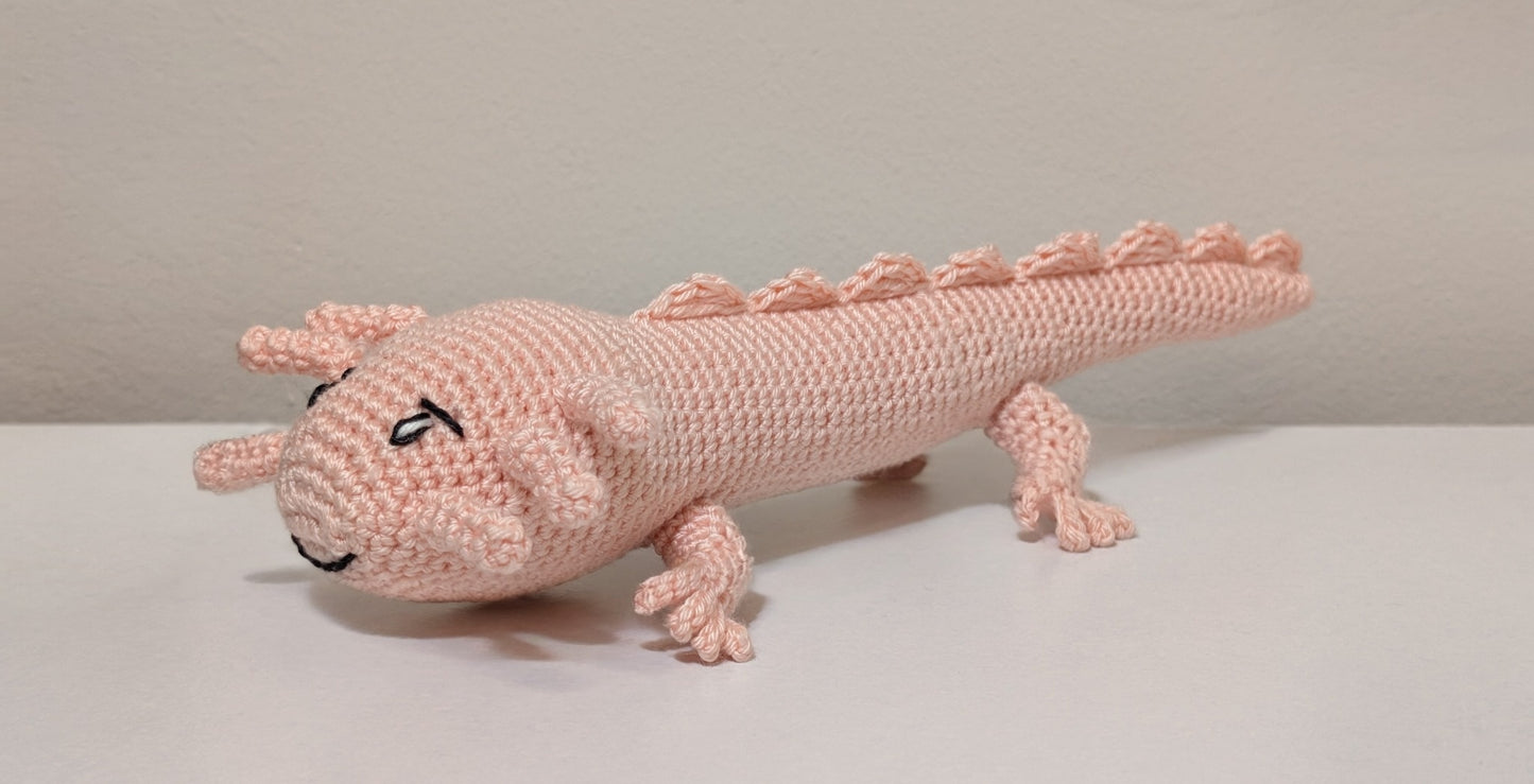 Axolotl Amigurumi - Handmade Crochet Plush Figurine