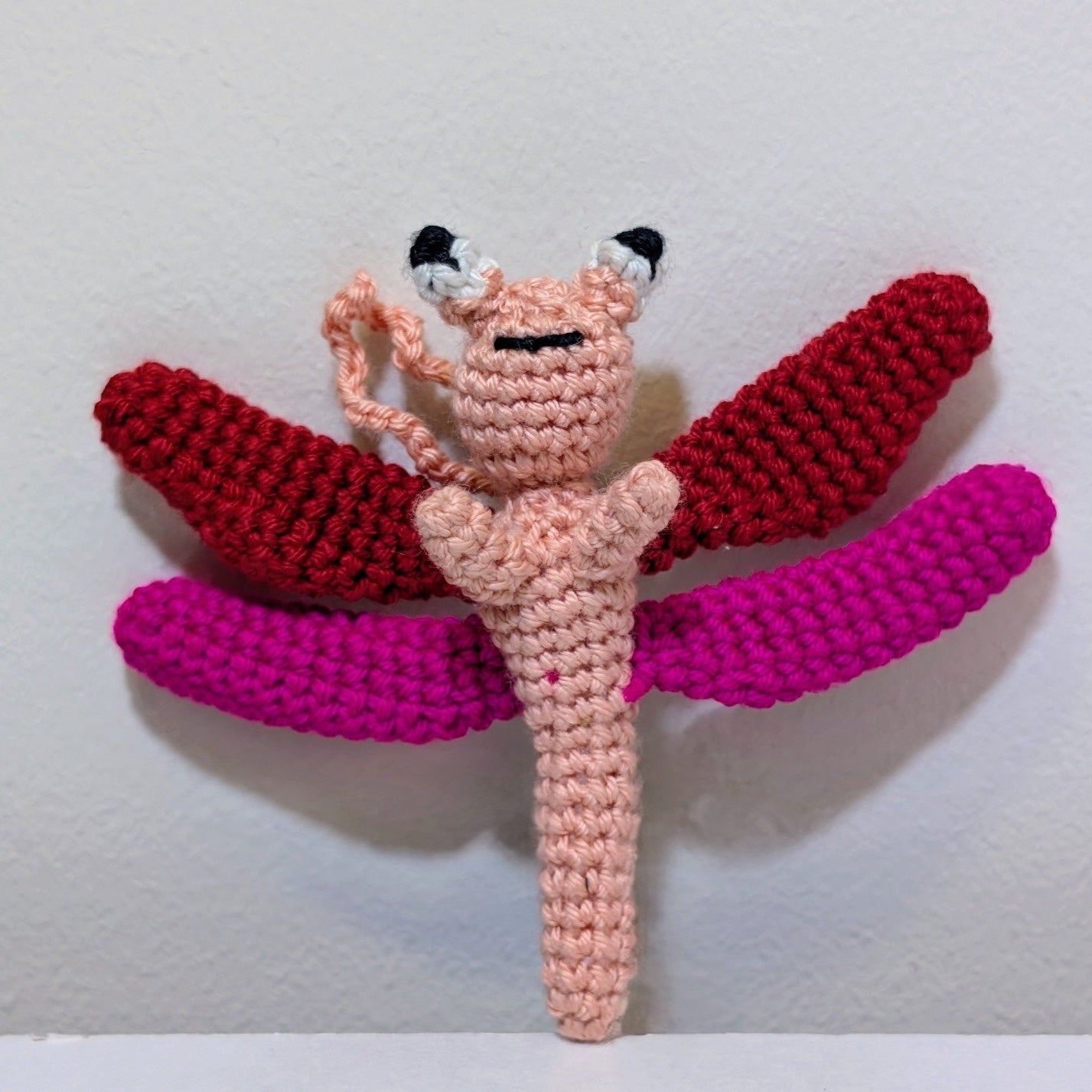Dragonfly Amigurumi - Mini - Handmade Crochet Bag Charm