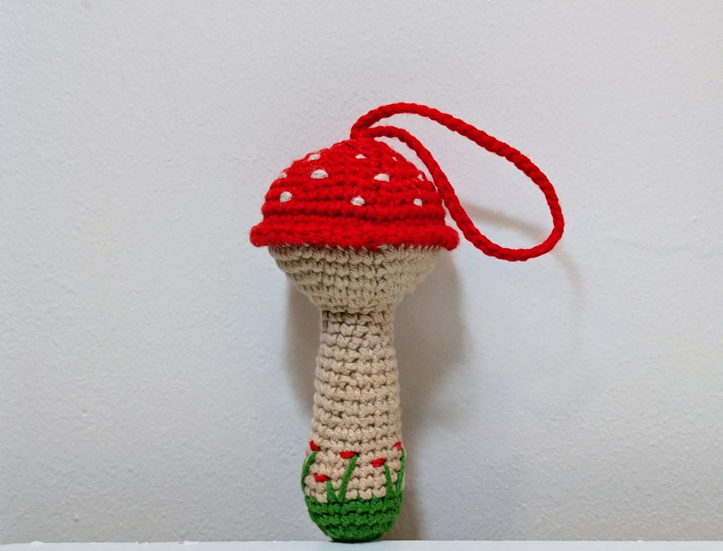 Mushroom Beige Stem Amigurumi - Mini/S - Crochet Charm
