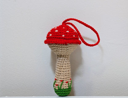 Mushroom Beige Stem Amigurumi - Mini/S - Crochet Charm