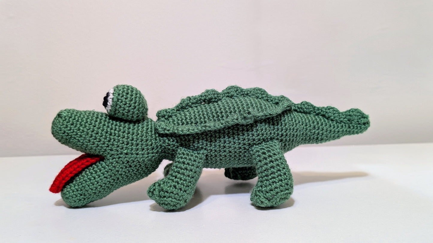 Alligator Amigurumi - Handmade Crochet Plushie