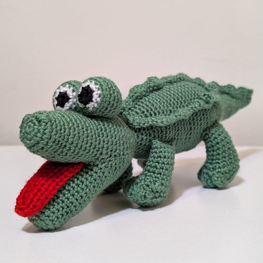 Alligator Amigurumi - Handmade Crochet Plushie