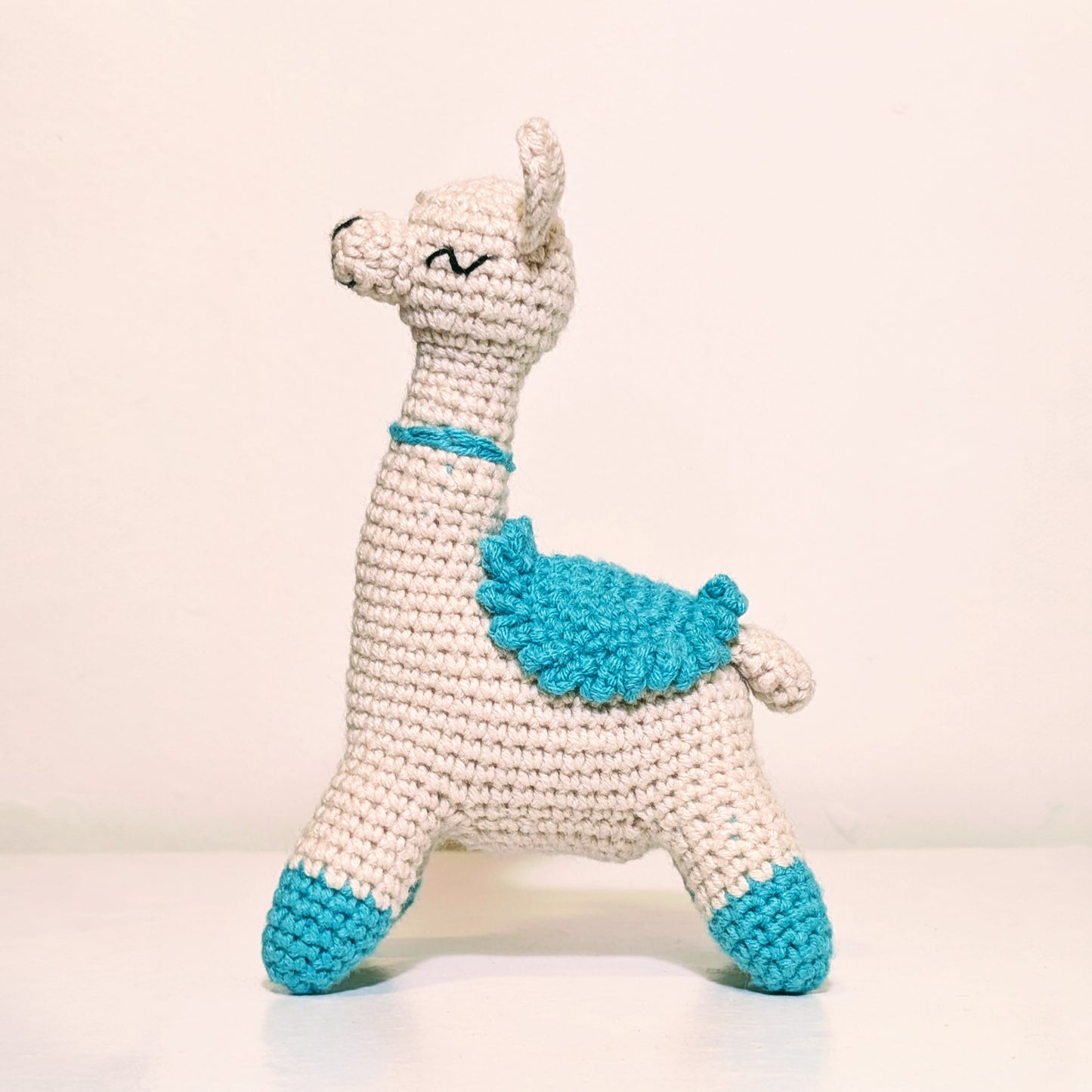 Llama with Scarf Crochet Plush