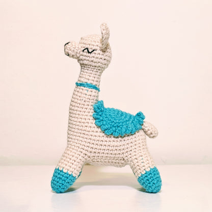 Llama with Scarf Crochet Plush