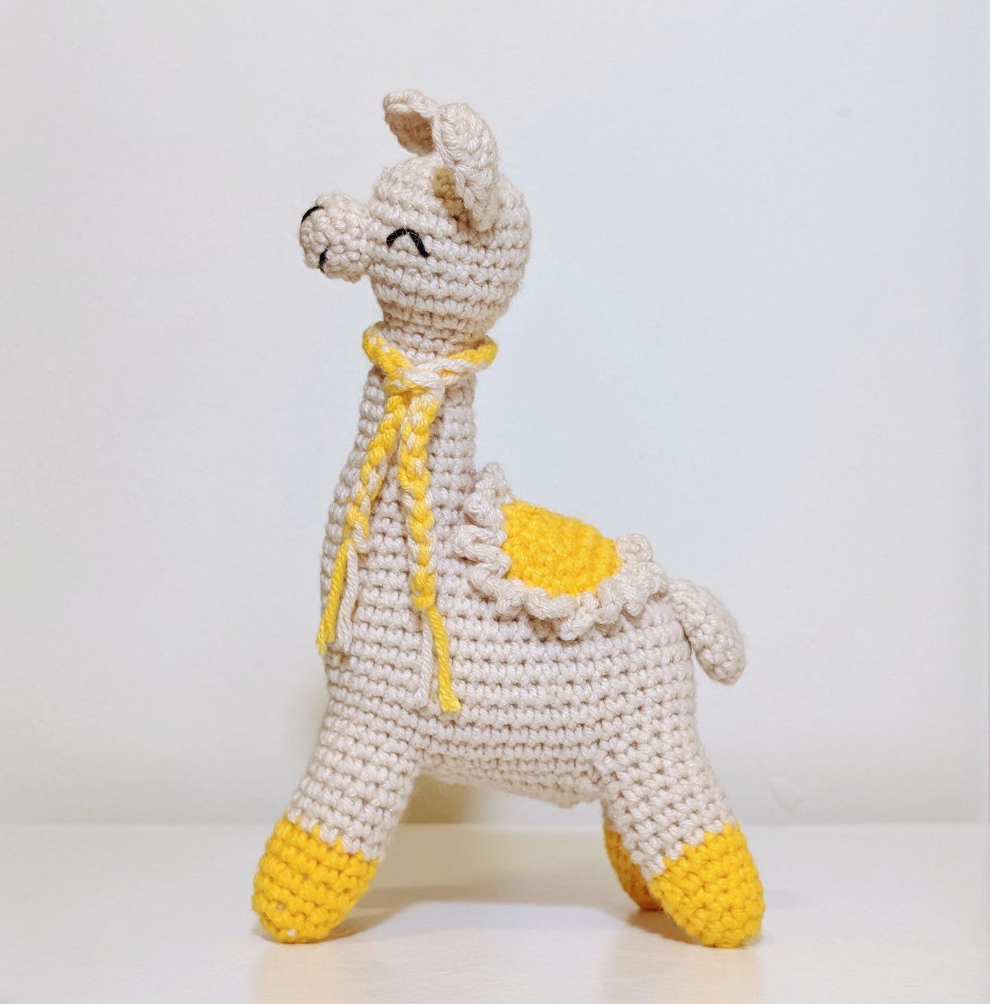 Llama with Scarf Crochet Plush