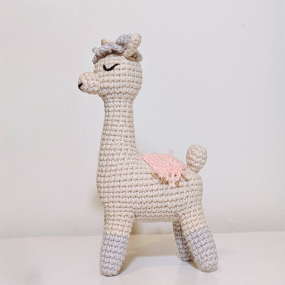 Alpaca Amigurumi - S/M - Handmade Crochet Plush Figurine