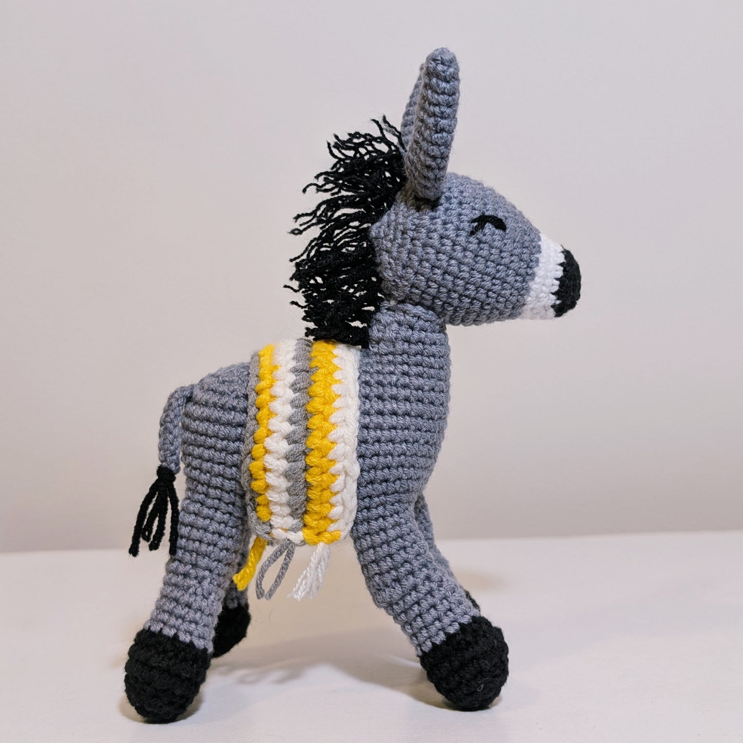 Donkey SM - Handmade Crochet Plush Figurine
